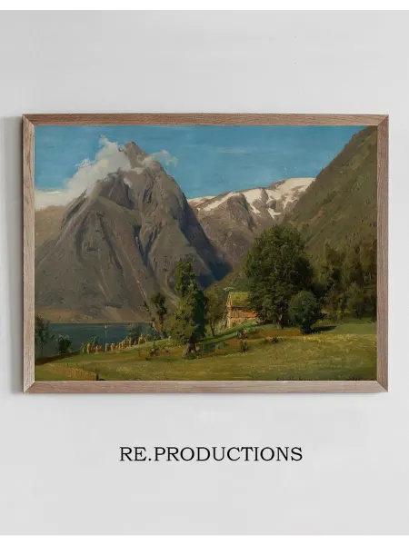 Re.productions Постер Sommerdag, Balestrand - Amaldus Nielsen
