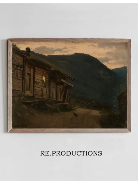 Re.productions Постер Sommernatt, Setesdal - Amaldus Nielsen