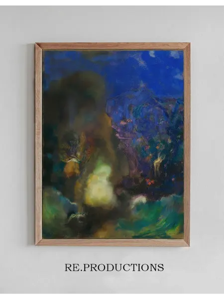 Re.productions Постер Roger and Angelica - Odilon Redon