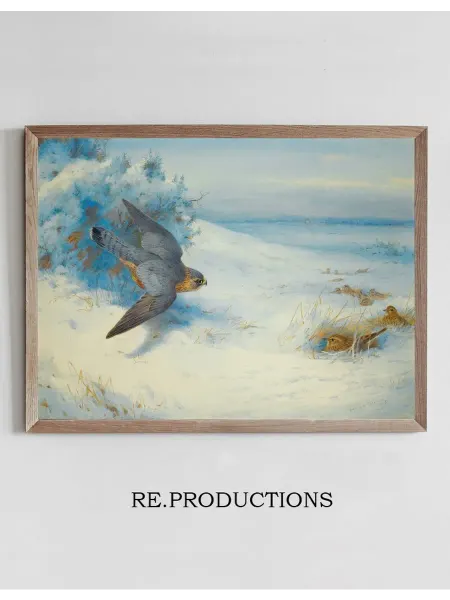 Re.productions Постер Merlin And Larks - Archibald Thorburn