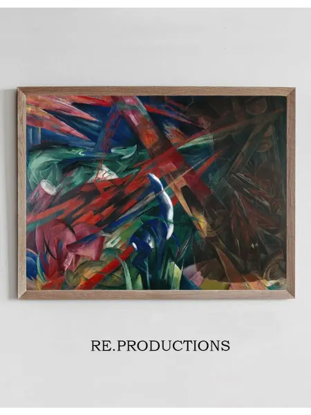 Re.productions Постер Animal Destinies (The Trees Showed - Franz Marc