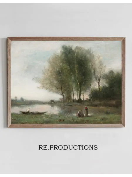Re.productions Постер Arleux-du-Nord - Jean-Baptiste-Camille Corot