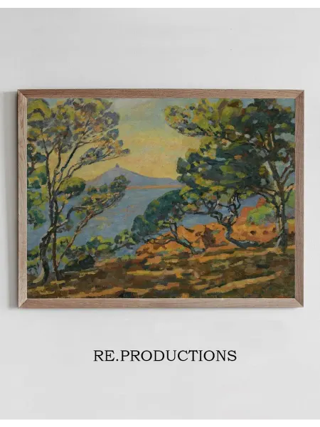 Re.productions Постер La Baie D’agay Et Le Sémaphore - Armand Guillaumin