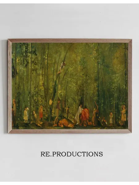 Re.productions Постер Springtime of Delight - Arthur Bowen Davies