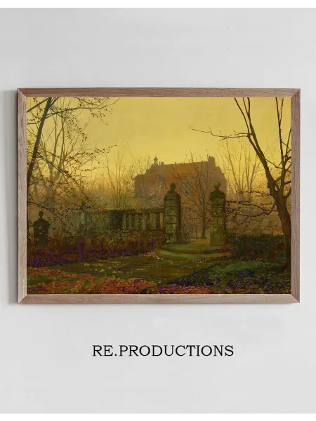 Re.productions Постер Autumn Morning - John Atkinson Grimshaw