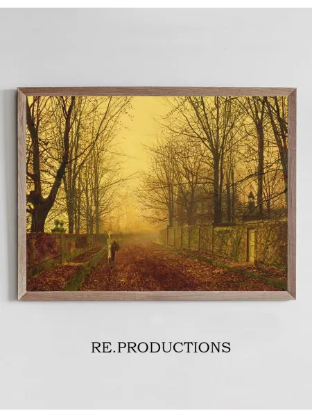Re.productions Постер A Golden Idyll - John Atkinson Grimshaw