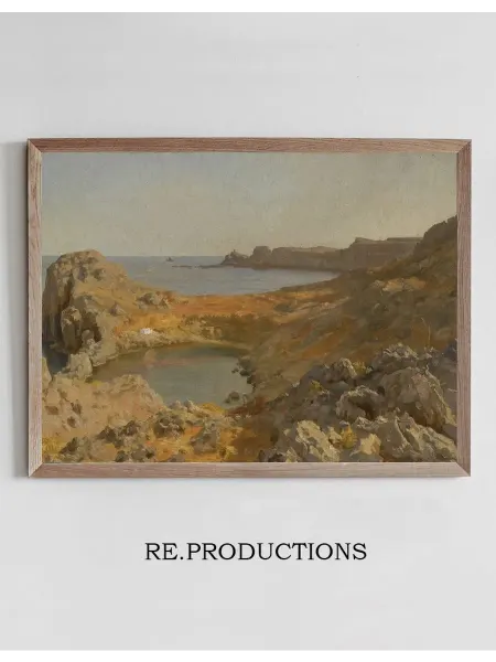 Re.productions Постер St Paul’s Bay AtLindos, Rhodes - Frederic Leighton