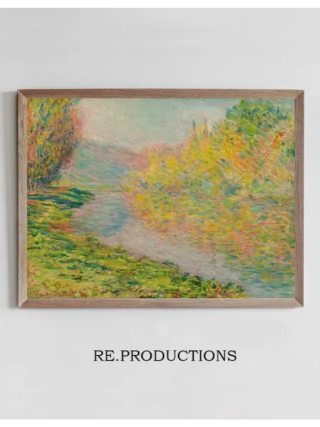 Re.productions Постер Automne À Jeufosse - Claude Monet