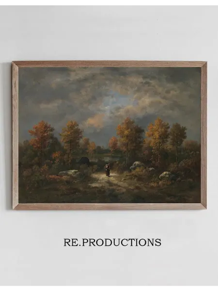 Re.productions Постер Autumn, The - Narcisse-Virgile Diaz de La Peña