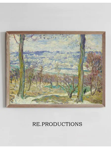 Re.productions Постер Paysage de neige aux environs de - Henri Lebasque
