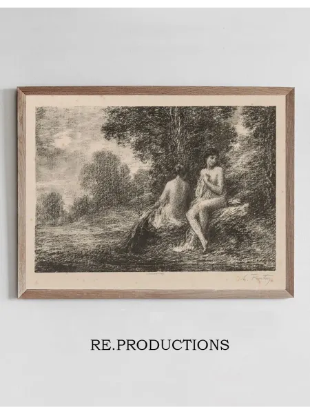 Re.productions Постер Bathers - Henri Fantin-Latour