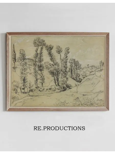 Re.productions Постер Tal bei Siena - Hans Thoma