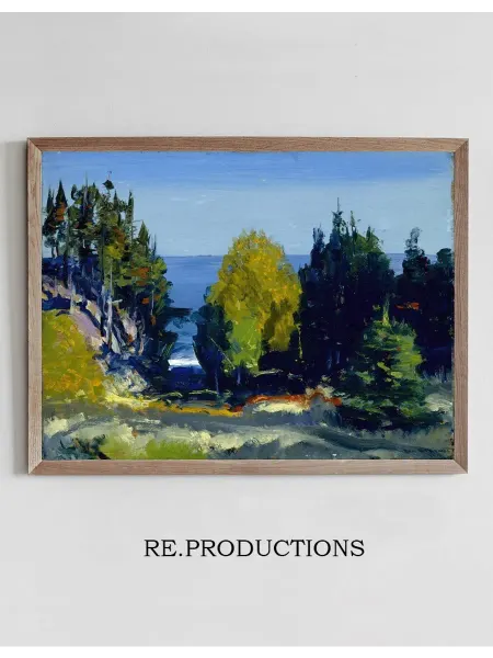 Re.productions Постер The Grove – Monhegan - George Wesley Bellows