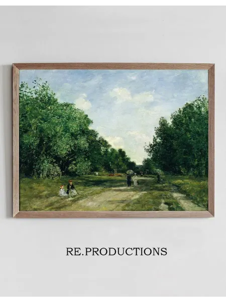 Re.productions Постер Parc Cordier in Trouville - Eugène Boudin
