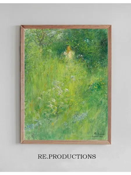 Re.productions Постер A Fairy (Kersti In The Meadow) - Carl Larsson