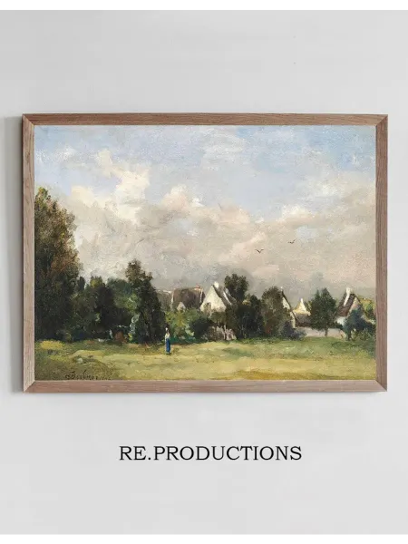 Re.productions Постер Paysanne Près D’un - Charles François Daubigny