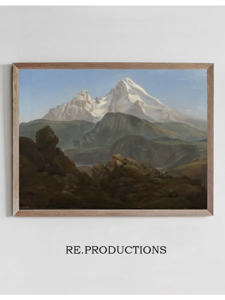 Re.productions Постер The Watzmann - Johan Christian Dahl