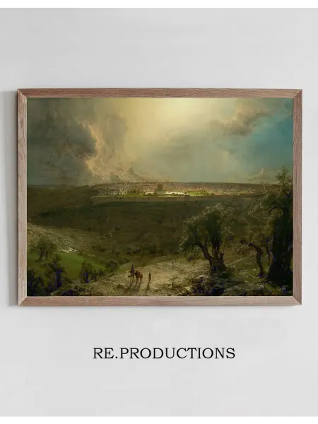 Re.productions Постер Jerusalem from the Mount of - Frederic Edwin Church