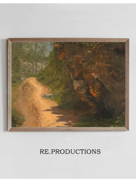 Re.productions Постер Woodland Path, Jamaica - Frederic Edwin Church