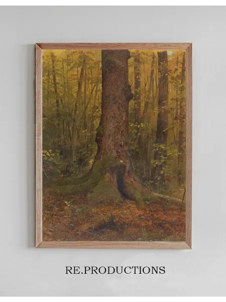 Re.productions Постер In the Woods, probably Maine - Frederic Edwin Church