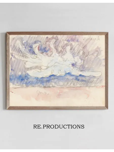 Re.productions Постер Etude de ciel - Paul Signac