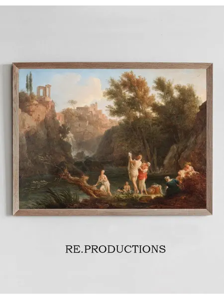 Re.productions Постер The four times of day - Claude-Joseph Vernet