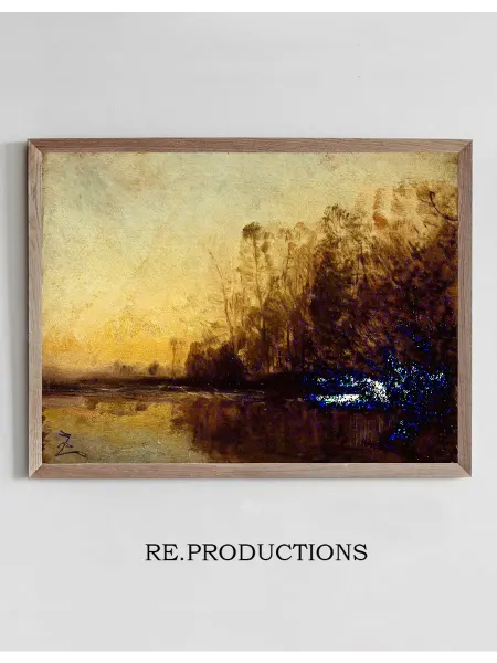 Re.productions Постер Coucher de soleil - Félix Ziem