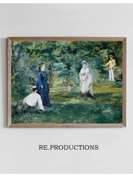 Re.productions Постер A Game of Croquet - Édouard Manet