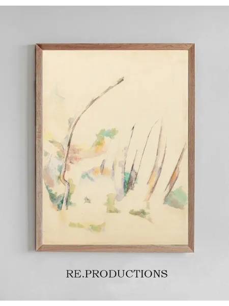 Re.productions Постер Sous-bois - Paul Cézanne