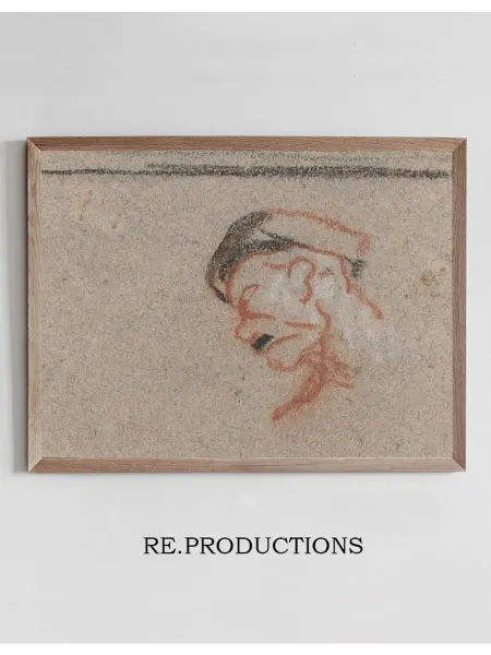 Re.productions Постер Head of a Man III - Honoré Daumier