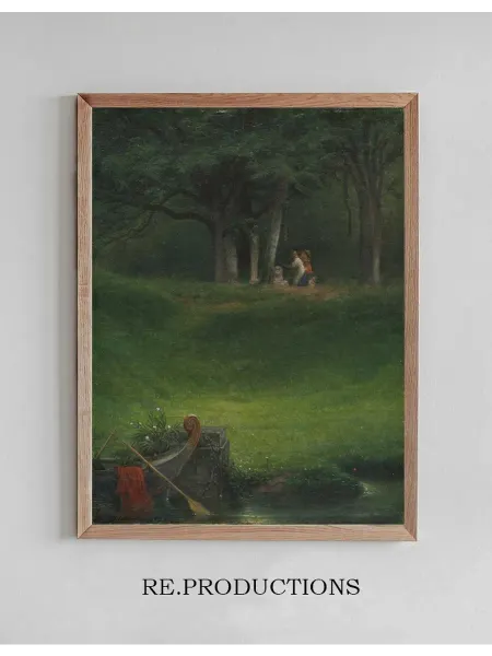 Re.productions Постер Offering to the God Pan - Paul Delaroche