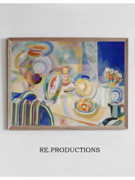 Re.productions Постер Portuguese Still Life - Robert Delaunay