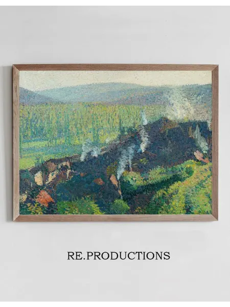 Re.productions Постер Labastide du Vert vue depuis - Henri Martin