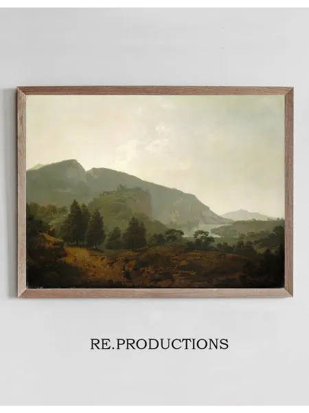 Re.productions Постер Italian Landscape - Joseph Wright of Derby