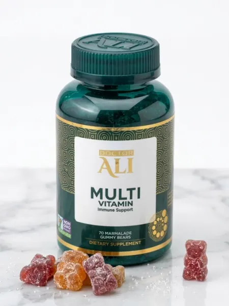 Детский мультивитаминный мармелад Doctor Ali Multivitamins, от 2 лет, 60 шт