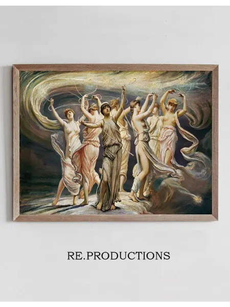 Re.productions Постер The Pleiades - Elihu Vedder