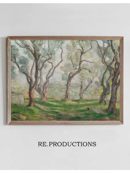 Re.productions Постер Jeune fille endormie sous les - Henri Lebasque