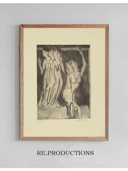 Re.productions Постер Wigman-Tanzgruppe - Ernst Ludwig Kirchner