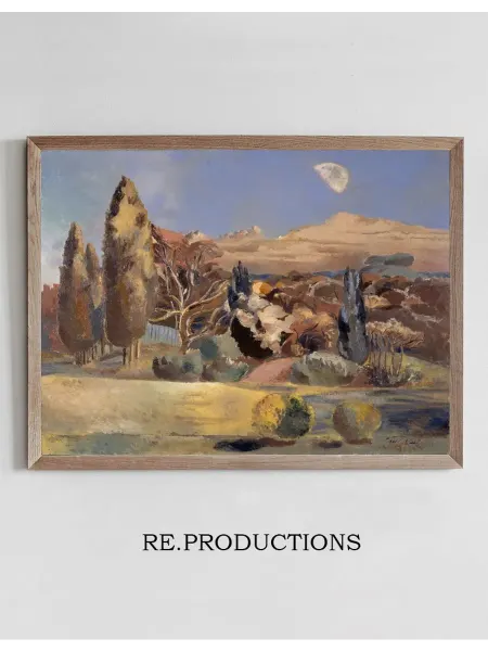 Re.productions Постер Landscape of the Moon’s First Quarter - Paul Nash