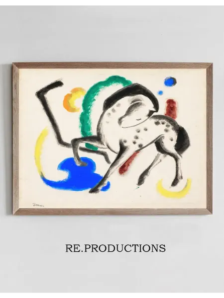 Re.productions Постер Pferd - Franz Marc