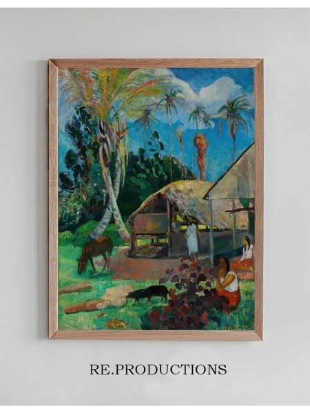 Re.productions Постер The Black Pigs - Paul Gauguin