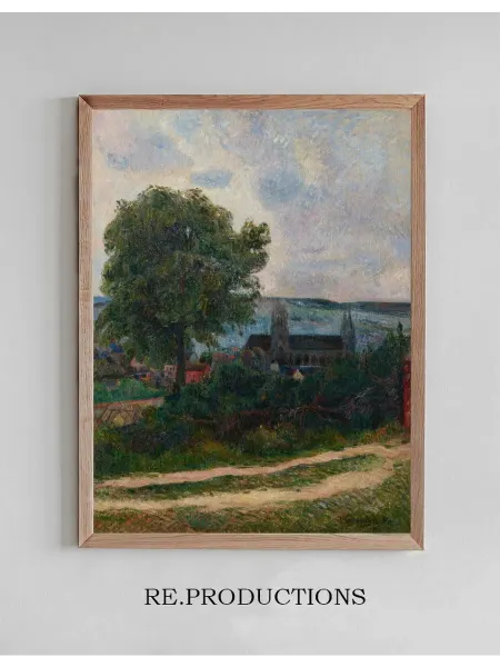 Re.productions Постер Rouen, L’église Saint-Ouen - Paul Gauguin