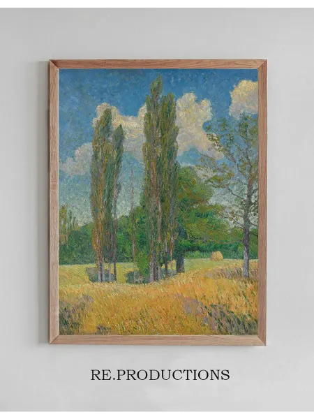 Re.productions Постер Les Peupliers - Gustave Loiseau