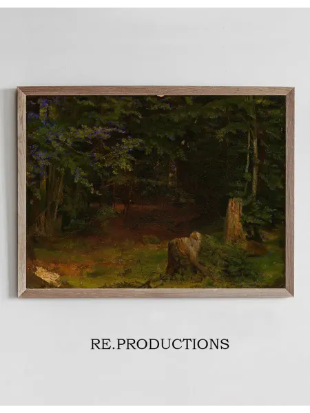 Re.productions Постер Waldinneres - Hans Thoma