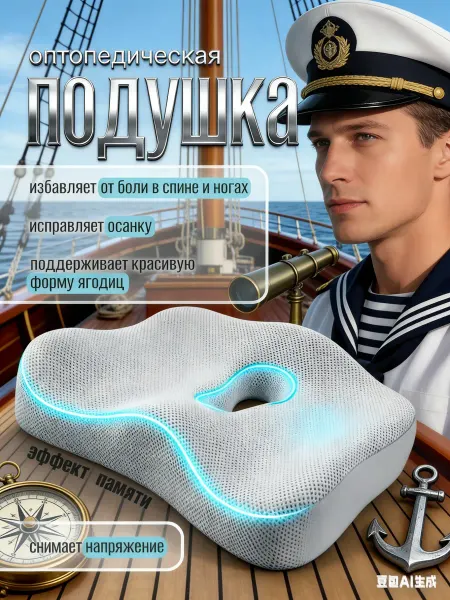 UNTERZO home Ортопедическая подушка на стул кольцо