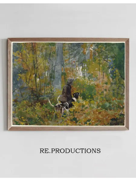 Re.productions Постер On the Trail - Winslow Homer