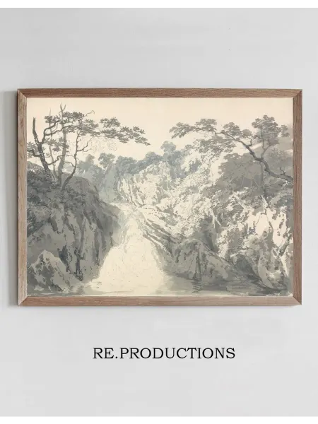 Re.productions Постер Landscape with - Joseph Mallord William Turner