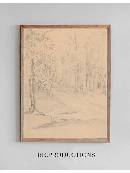 Re.productions Постер Road in the woods - Józef Simmler