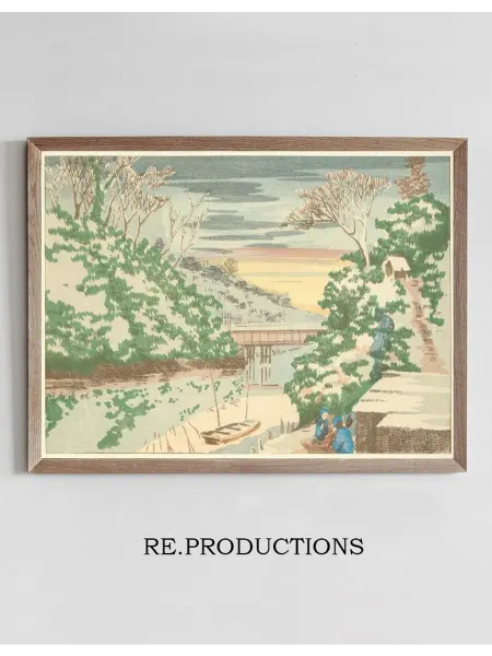 Re.productions Постер Snow at Ochanomizu - Kobayashi Kiyochika