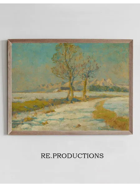Re.productions Постер Winter landscape under the Tatras - Ľudovít Čordák